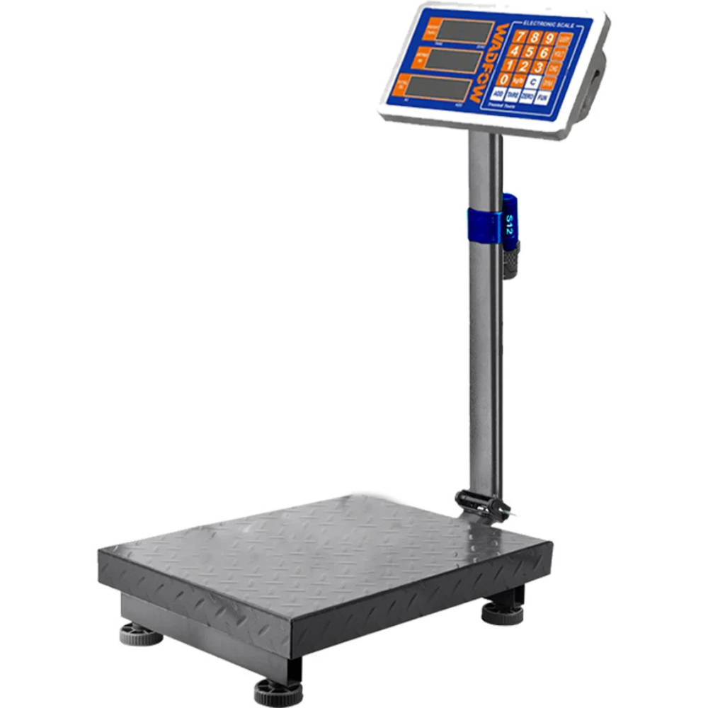 Wadfow 100kg Cordless Lithium-Ion Scale with 12V 1.5Ah Battery – WEC1302