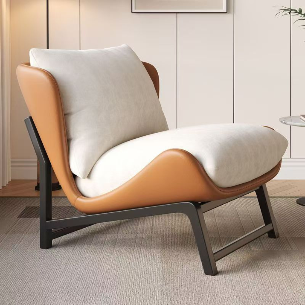 Brown Comfy Leather Luxury Sofa
