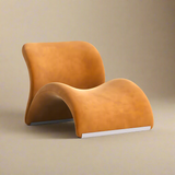 Brown Beauty Salon Floor Sofa