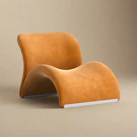 Brown Beauty Salon Floor Sofa