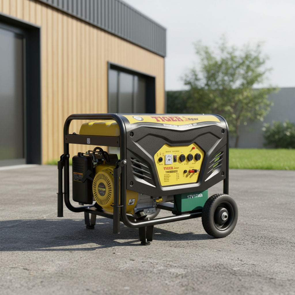 Tiger Gasoline Generator 7.0KW - TNG8800AE-B-W