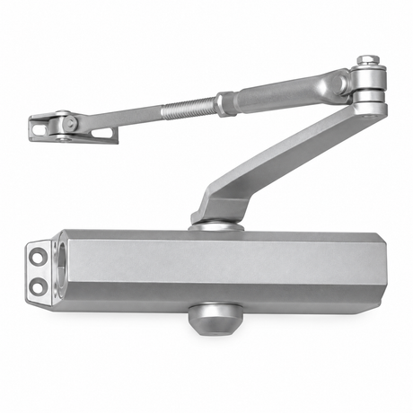 Irona Surface-Mounted Door Closer | Brown - White