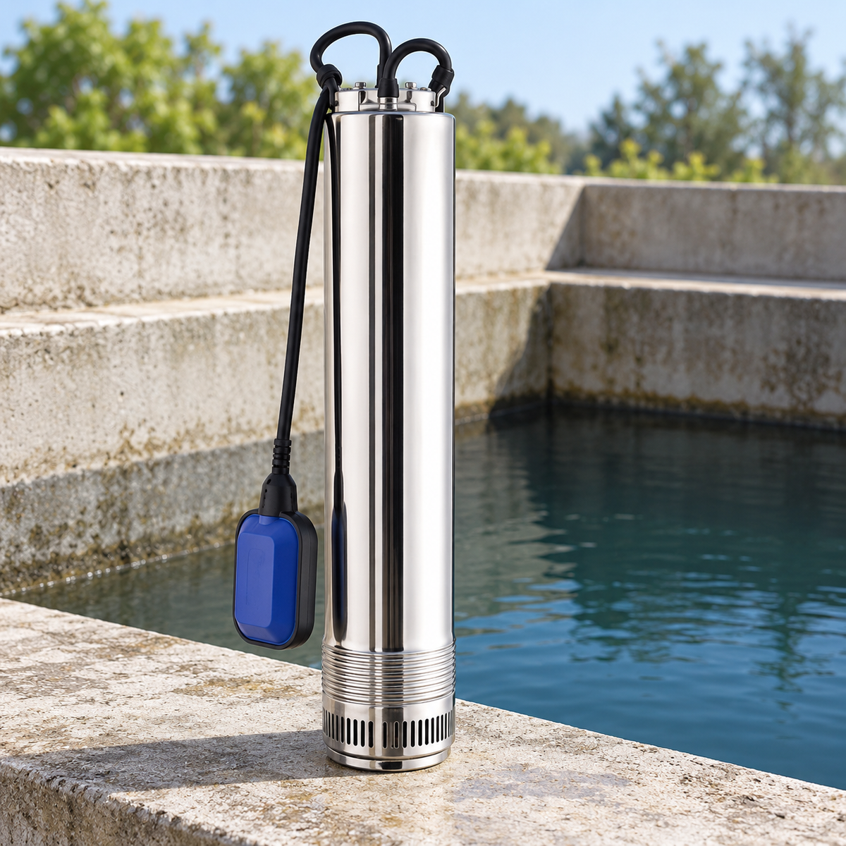 Comet Short-Body Submersible Water Pump with Float Switch SCM Series | 1HP, 1.5HP & 2HP