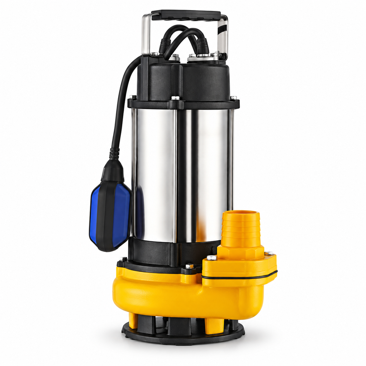 Comet 1HP Single-Phase Sewage Pump with Float Switch and Semi-Open Impeller - WSD20-15-0.75E(A)
