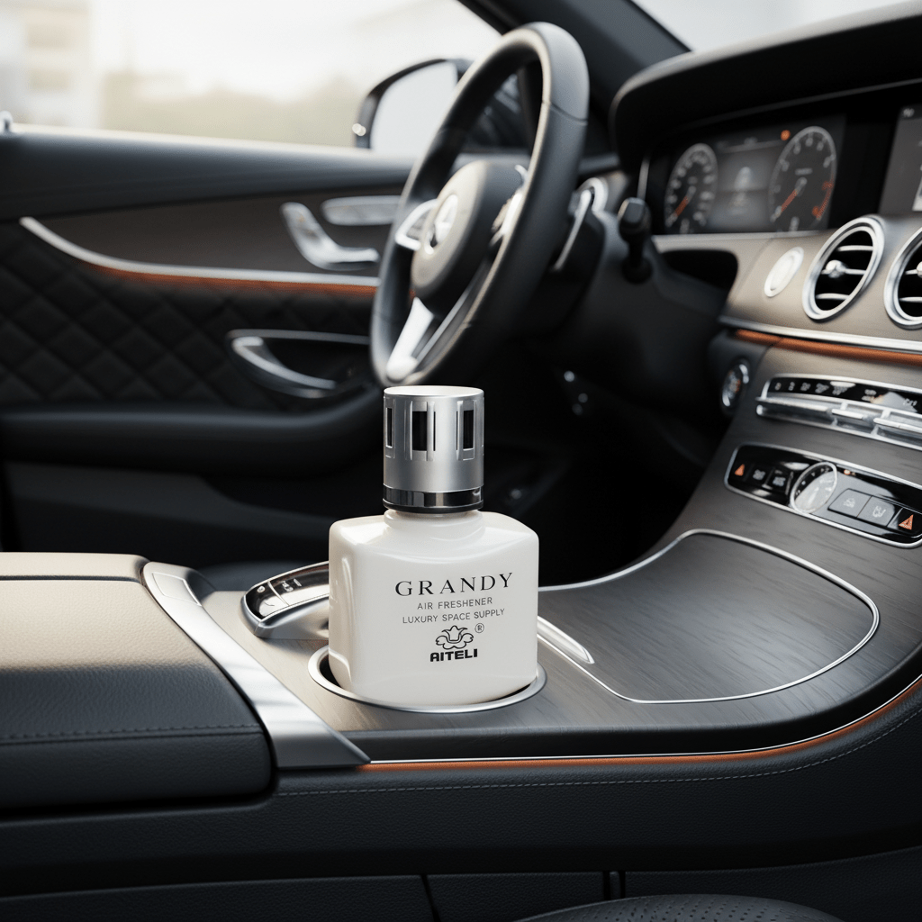 Supply Master Aiteli Grandy Long-Lasting Dashboard Car Air Freshener with Decorative Diffuser Bottle - DA-096