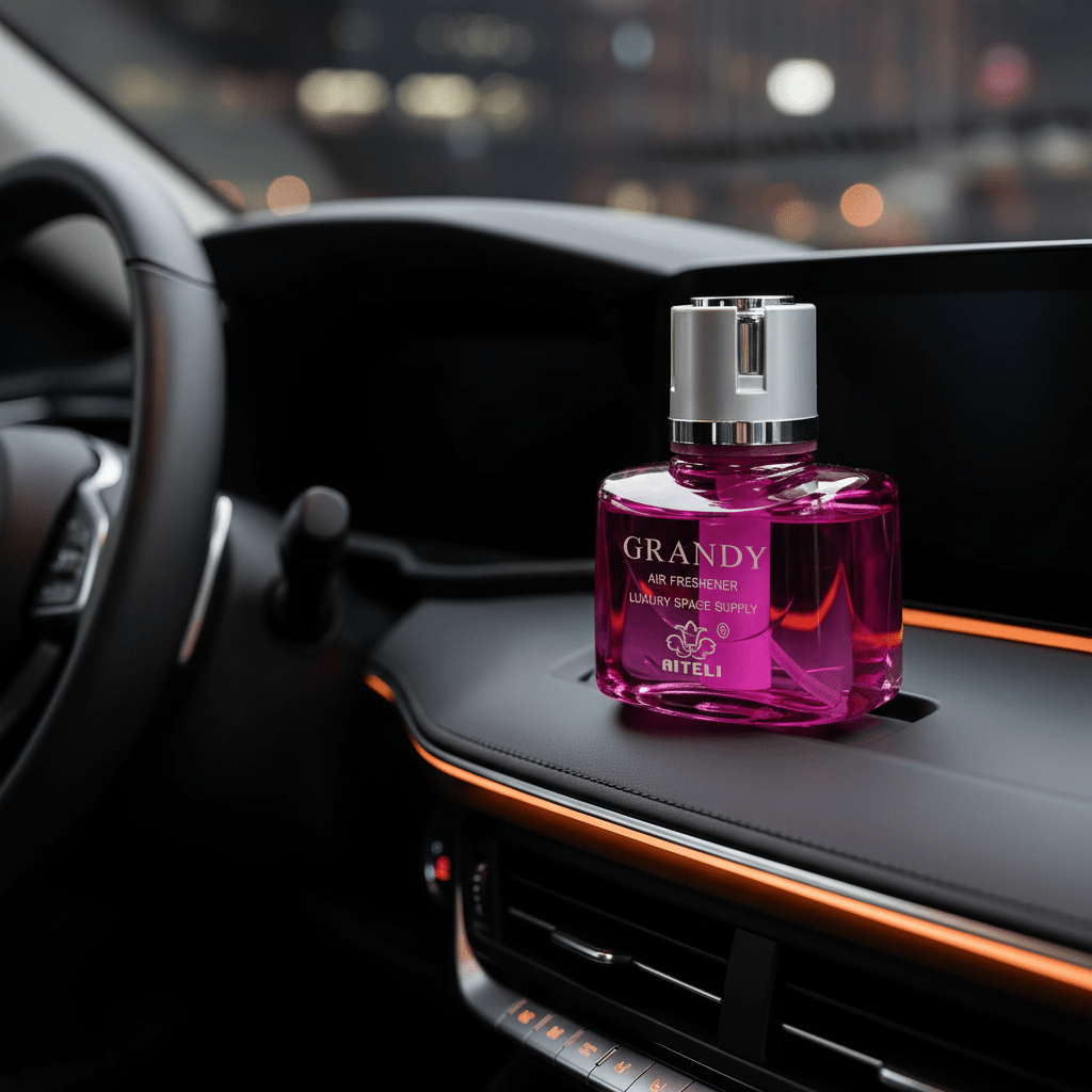 Supply Master Aiteli Grandy Long-Lasting Dashboard Car Air Freshener with Decorative Diffuser Bottle - DA-096