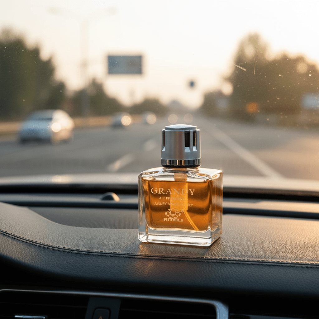 Supply Master Aiteli Grandy Long-Lasting Dashboard Car Air Freshener with Decorative Diffuser Bottle - DA-096