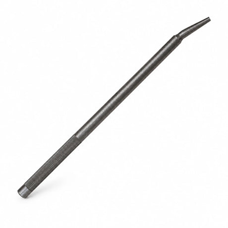 Atlas 32.5-inch dark steel winch bar with angled working end on a white background.