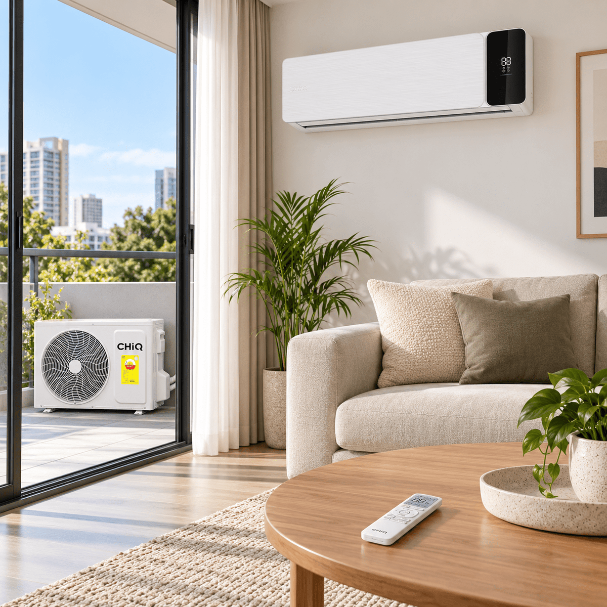 Supply Master Chiq EVA Series WiFi Inverter Air Conditioner with UVC Sterilization & Health Filter | 1.5HP, 2.0HP & 2.5HP