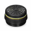 Climax CLI-A755-756 black ABEK1P3 combination cartridge filter on a white background