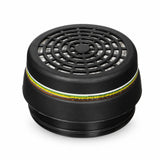 Climax CLI-A755-756 black ABEK1P3 combination cartridge filter on a white background