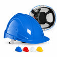 Climax Tirreno TXR heavy-duty ABS safety helmet with internal textile suspension on a white background