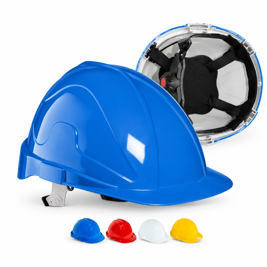 Climax Tirreno TXR heavy-duty ABS safety helmet with internal textile suspension on a white background