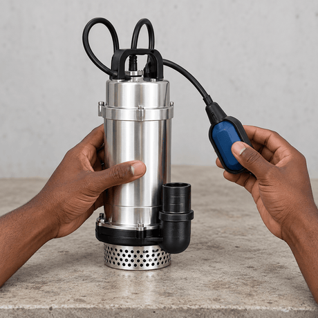 Supply Master Comet 1HP Submersible Clean-Water Pump with Float Switch - QXD10-16-0.75 A
