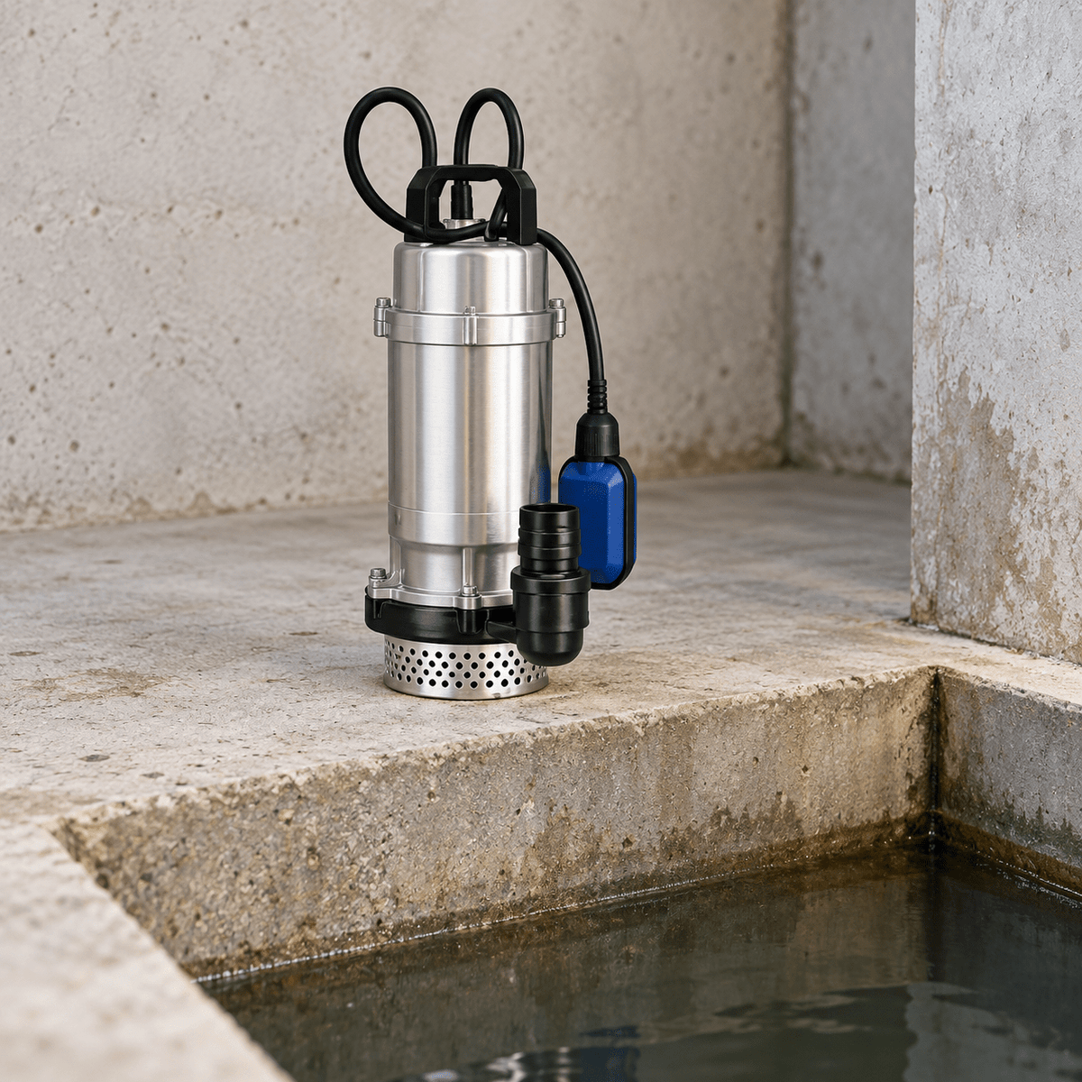 Supply Master Comet 1HP Submersible Clean-Water Pump with Float Switch - QXD10-16-0.75 A