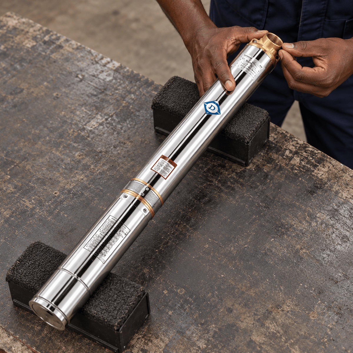 Supply Master Comet 3HP Deep-Well Submersible Water Pump 4SDM6/4SD6 Series | Single phase & Three phase