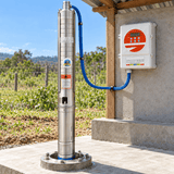 Supply Master Comet AC/DC Hybrid Solar Deep-Well Submersible Pump Set 4SDS6 Series | 1HP, 1.5HP & 2HP