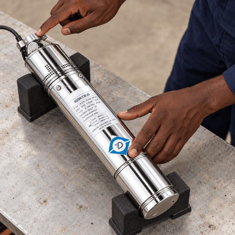Supply Master Comet Short-Body Deep-Well Submersible Water Pump 4SKM Series | 1HP, 1.5HP & 2HP