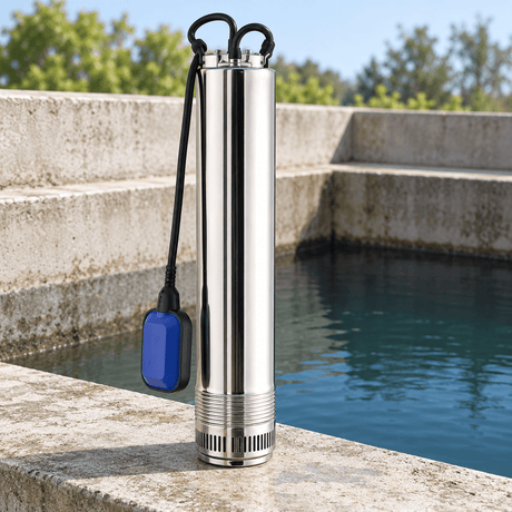 Supply Master Comet Short-Body Submersible Water Pump with Float Switch SCM Series | 1HP, 1.5HP & 2HP