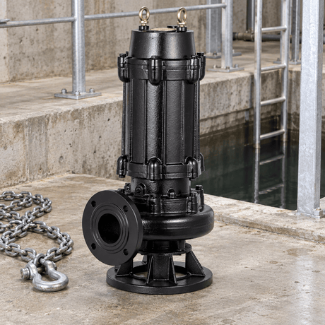 Supply Master Comet Three-Phase Cast-Iron Submersible Sewage Pump WQ Series | 3HP, 4HP & 5.5HP