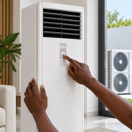 Supply Master Comfee Inverter Floor-Standing Air Conditioner with Powerful Directional Airflow | 2.5HP & 5.0HP