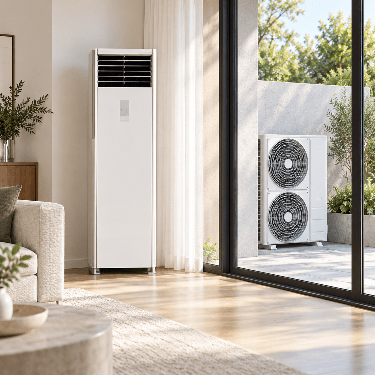 Supply Master Comfee Inverter Floor-Standing Air Conditioner with Powerful Directional Airflow | 2.5HP & 5.0HP