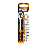 Supply Master Coofix 12-Piece 1/2" Drive Hexagon Socket & Ratchet Tool Set - 27495