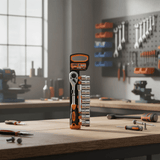 Supply Master Coofix 12-Piece 1/2" Drive Hexagon Socket & Ratchet Tool Set - 27495