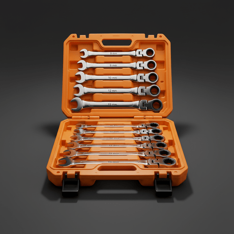 Supply Master Coofix 12-Piece Flexible Ratchet Wrench Set - 27494