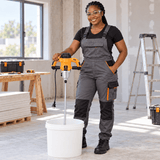 Supply Master Coofix 140mm Electric Paint & Mortar Mixer 1400W with Ergonomic Antifatigue Dual-Handle Grip - 27368