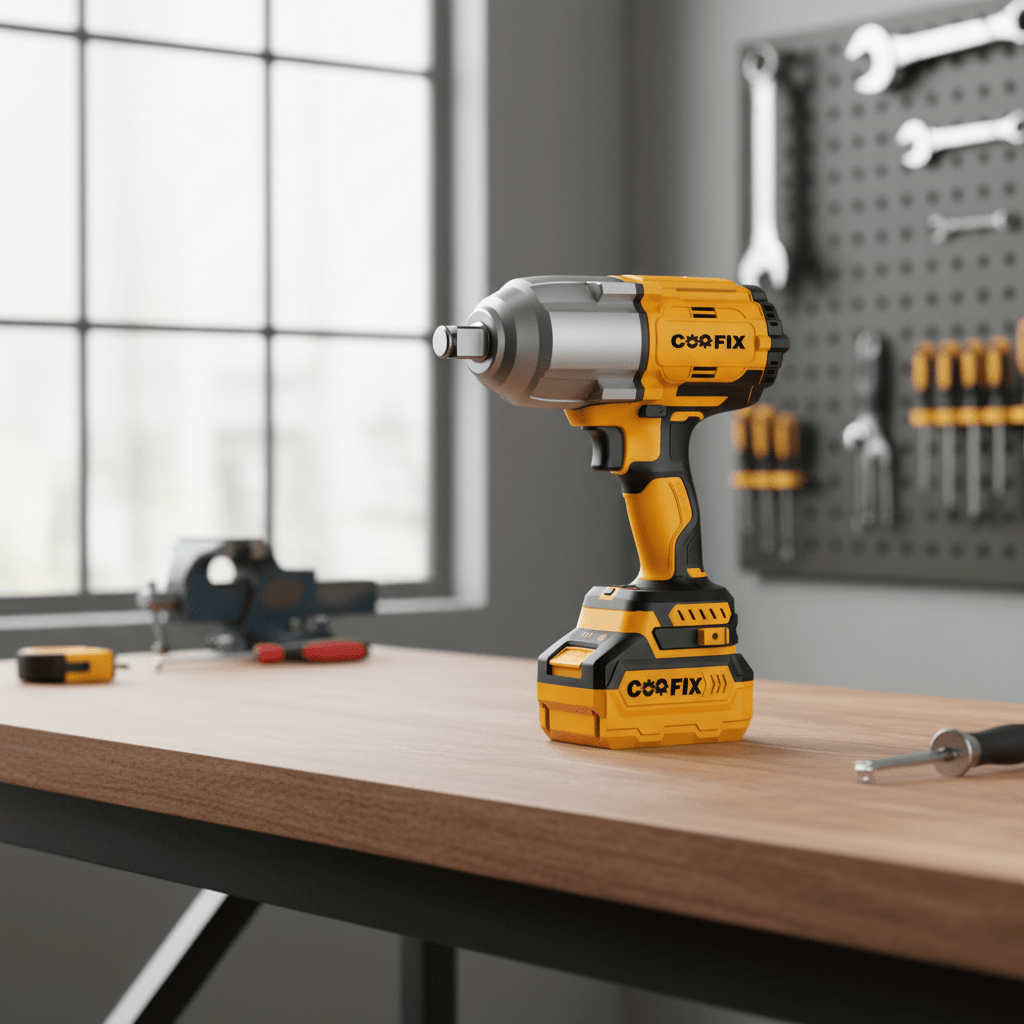 Supply Master Coofix 20V Brushless Cordless Impact Wrench 1000Nm without Battery & Charger - 27466