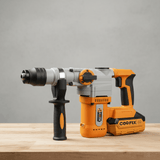 Supply Master Coofix 20V Brushless Cordless Rotary Hammer 4200bpm with Battery & Charger - 27469