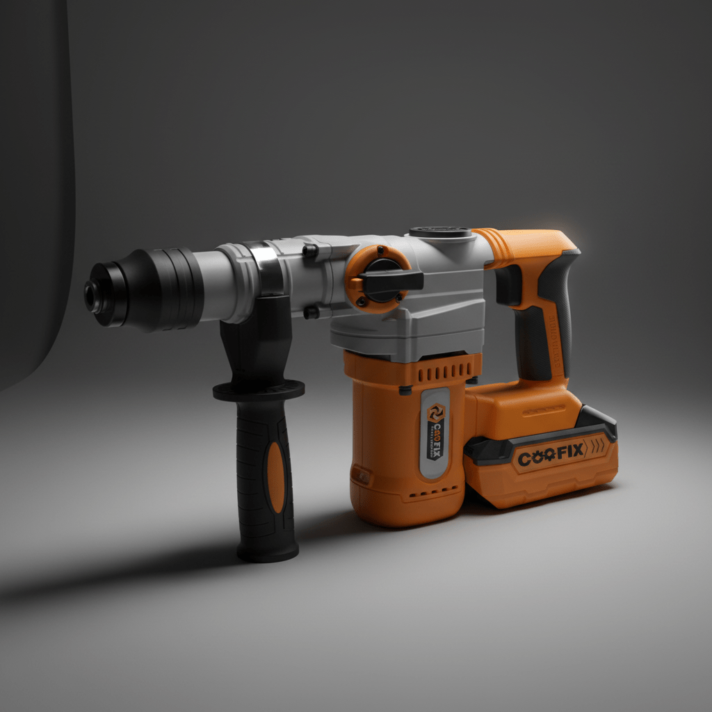 Supply Master Coofix 20V Brushless Cordless Rotary Hammer 4200bpm with Battery & Charger - 27469