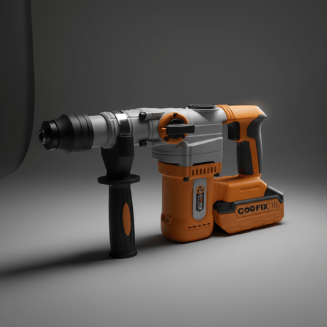 Supply Master Coofix 20V Brushless Cordless Rotary Hammer 4200bpm with Battery & Charger - 27469