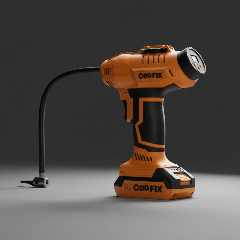 Supply Master Coofix 20V Cordless Air Pump 160PSI Pressure Capacity with Battery & Charger - 27437
