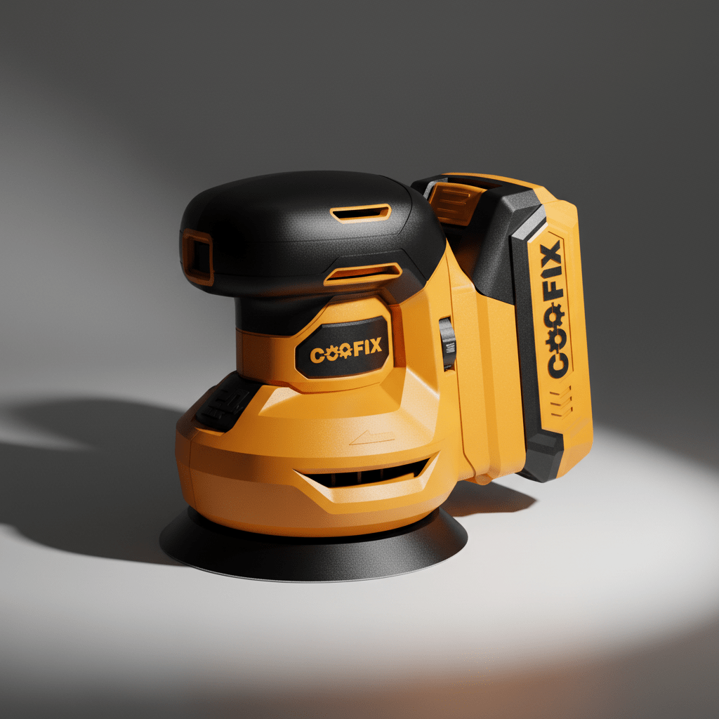 Supply Master Coofix 20V Cordless Orbital Sheet Sander 5" with Battery & Charger - 27426