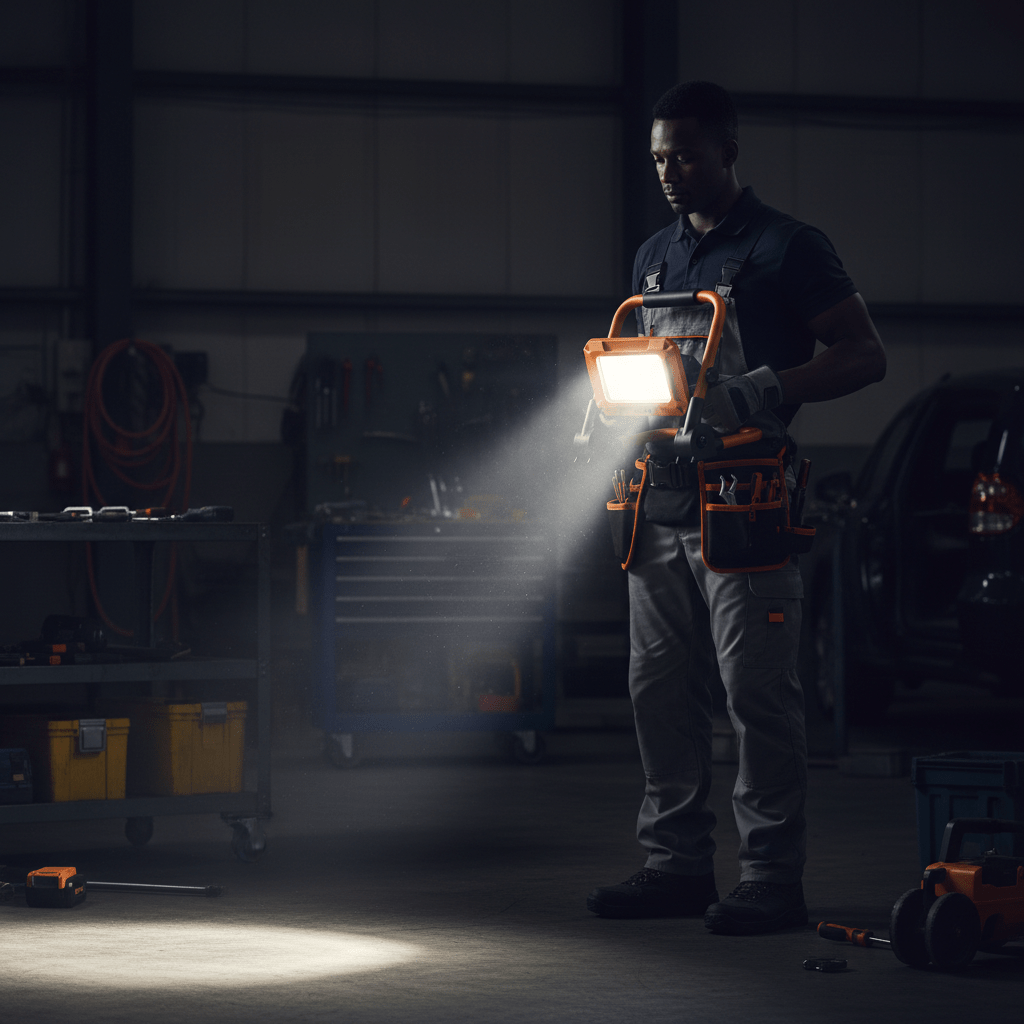 Supply Master Coofix 20V Cordless Portable LED Work Light & Torch without Battery & Charger - 27431