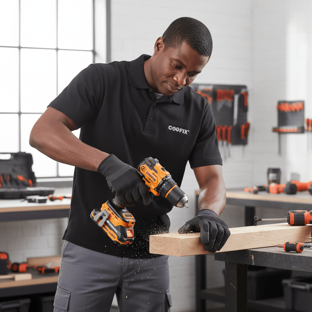 Supply Master Coofix 20V Cordless Power Drill 60Nm with Battery & Charger - 27413