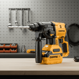 Supply Master Coofix 20V Cordless Rotary Hammer with 2 x Batteries, Charger & 0-4550bpm Impact Rate - 27453