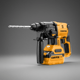 Supply Master Coofix 20V Cordless Rotary Hammer with 2 x Batteries, Charger & 0-4550bpm Impact Rate - 27453
