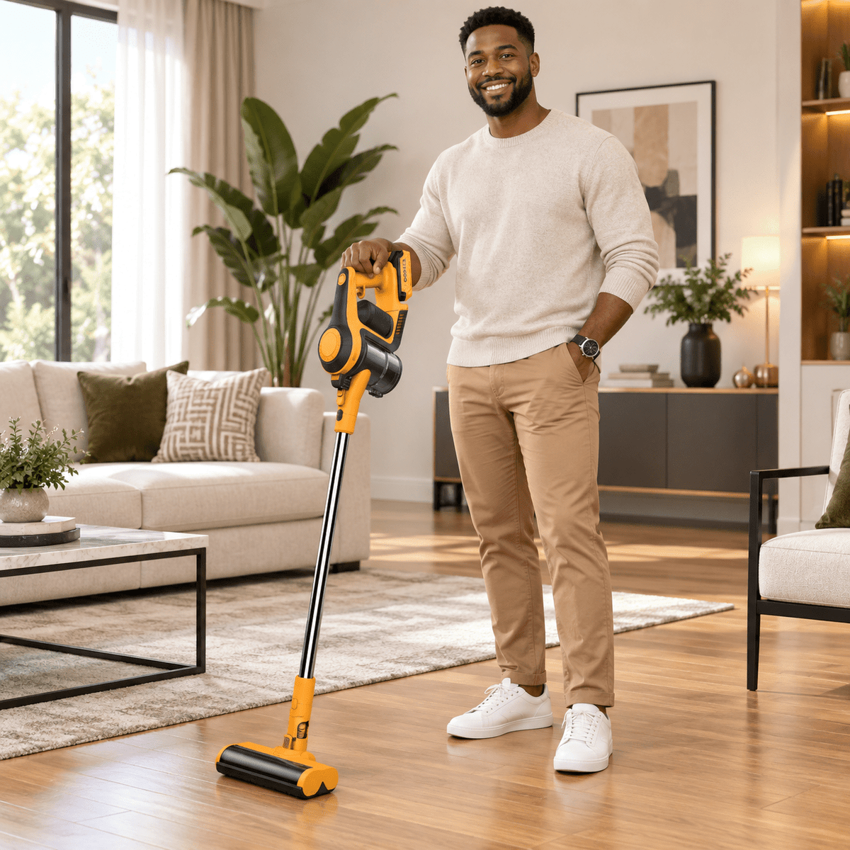 Supply Master Coofix 20V Cordless Vacuum Cleaner 0.5L with 2 x Batteries & Fast Charger - 27422