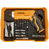Supply Master Coofix 33-piece Cordless Screwdriver Set 3.6V - 27303
