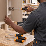 Supply Master Coofix 4-Piece Heavy-Duty Screwdriver Set with Ergonomic Handles - 27505