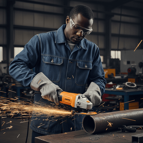 Supply Master Coofix 5"/125mm Electric Angle Grinder 1400W with Variable-Speed - 27362