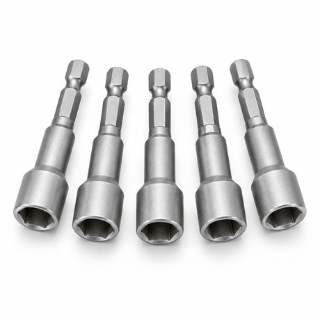 Supply Master Coofix 5-Piece Magnetic Nut Setter Socket Set 10mm x 65mm - 27511