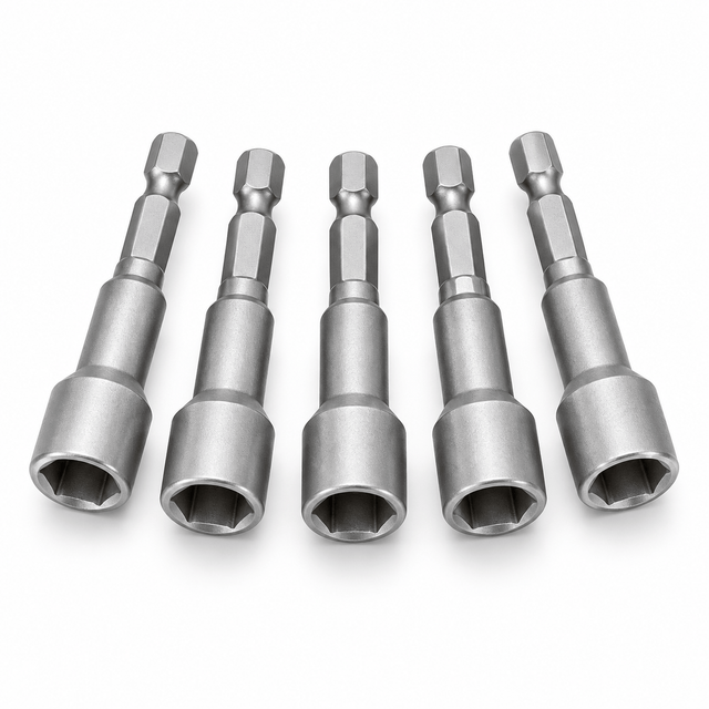 Supply Master Coofix 5-Piece Magnetic Nut Setter Socket Set 10mm x 65mm - 27511