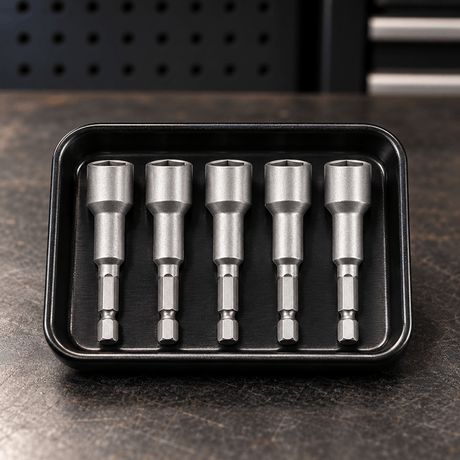 Supply Master Coofix 5-Piece Magnetic Nut Setter Socket Set 10mm x 65mm - 27511