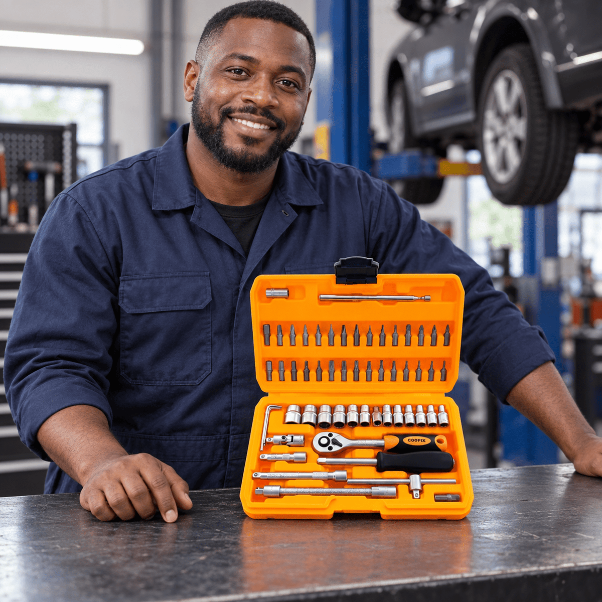 Supply Master Coofix 58-Piece 1/4-inch Socket Set - 27507