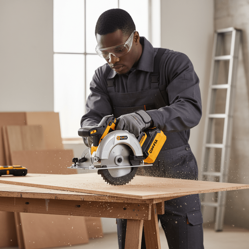 Supply Master Coofix 6.5"/165mm Cordless Circular Saw without Battery & Charger - 27450