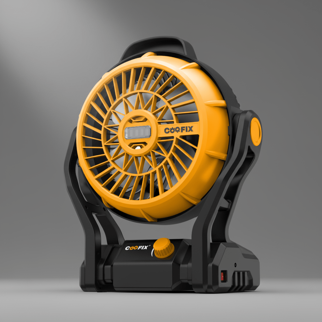 Supply Master Coofix 9" 20V Portable Cordless Electric Fan with LED Light Without Battery & Charger - 27420